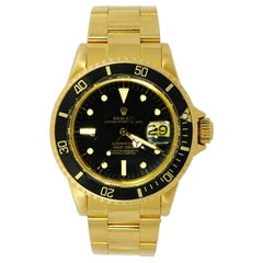 Rolex Submariner 1680, Yellow Gold Black Dial