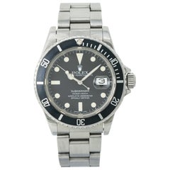 Rolex Submariner 16800, Black Dial, Certified and Warranty
