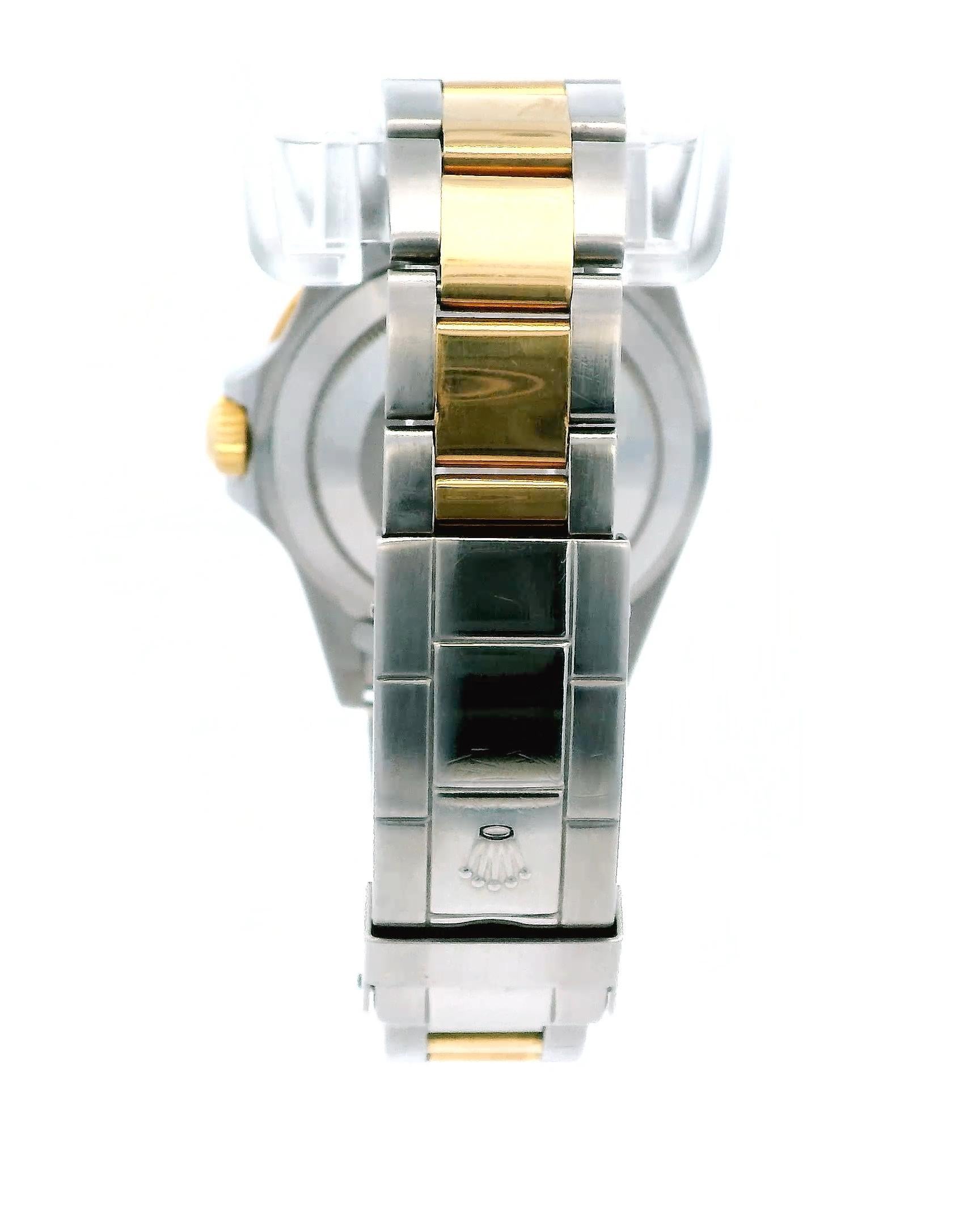 Rolex Submariner 16803 Acciaio 18k Oro Giallo Quadrante Nero Scatola e Documenti in vendita 2