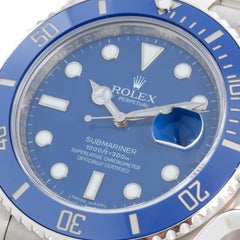 Rolex Submariner 18k White Gold Men's Watch 116619 LB (or 116619LB)