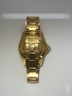 Rolex Submariner 18K Yellow Gold Blue Face