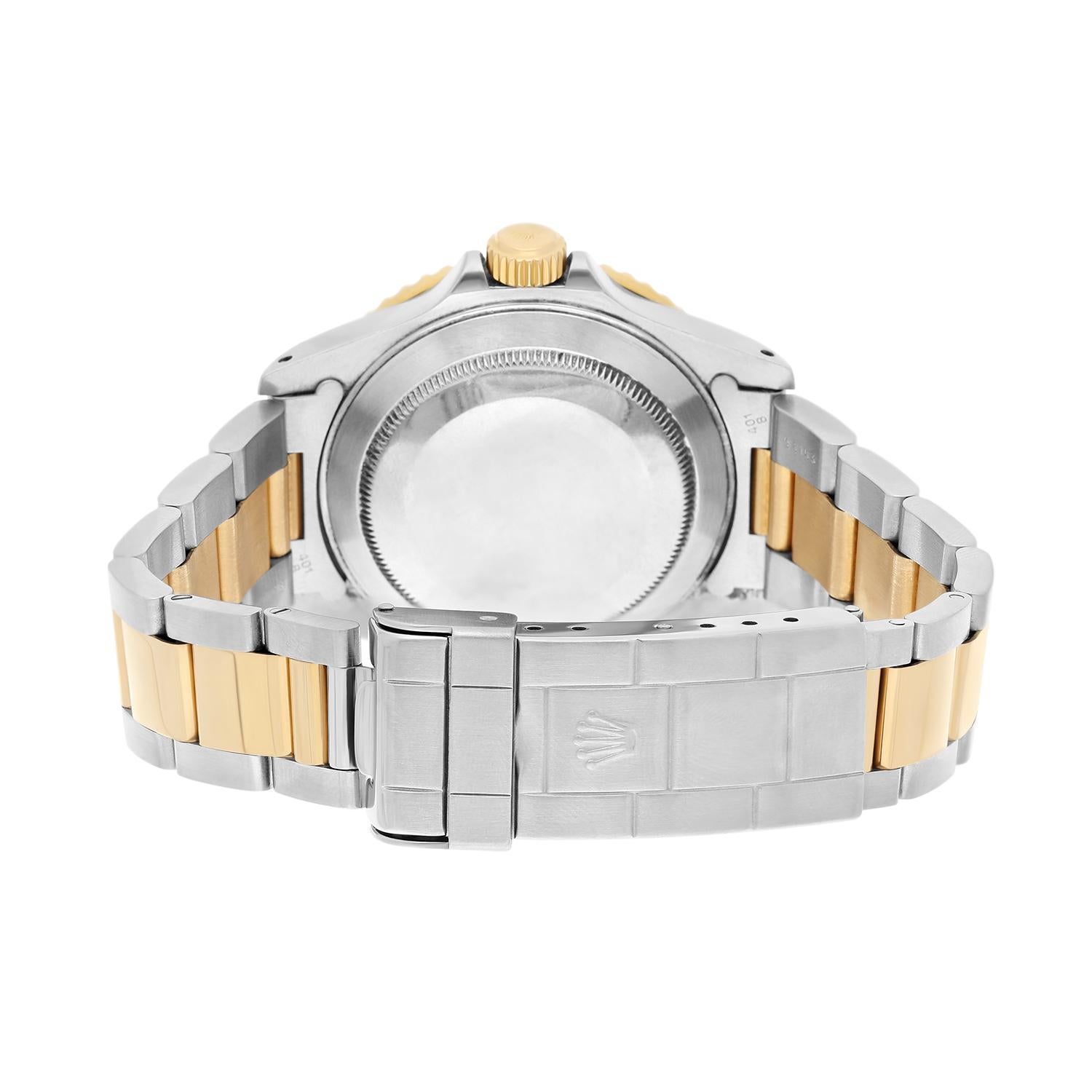 Rolex Submariner 18k Yellow Gold/Steel Blue Dial Mens Watch 16613 Circa 1990 1