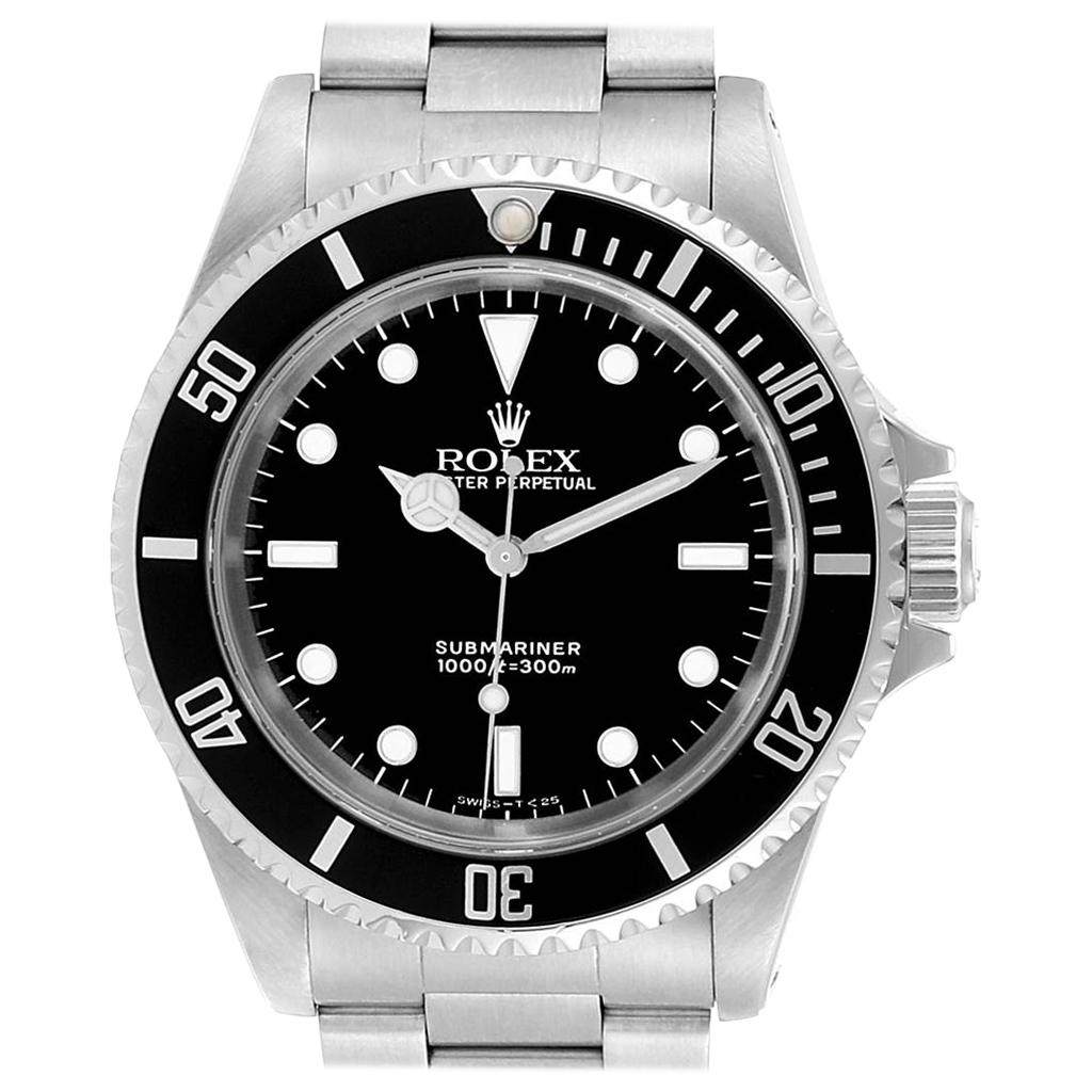 Rolex Submariner 2-Liner Automatic Steel Men’s Watch 14060 For Sale