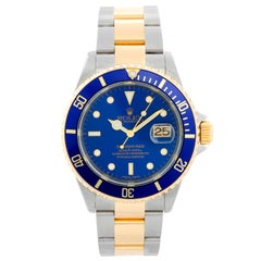 Rolex Submariner 2-Tone Steel and Gold Men's Watch 16613