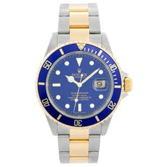 Rolex Submariner 2-Tone Steel and Gold Men's Watch 16613