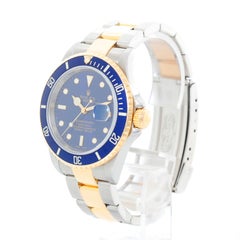 Rolex Submariner 2-Tone Steel & Gold Men's Watch 16613