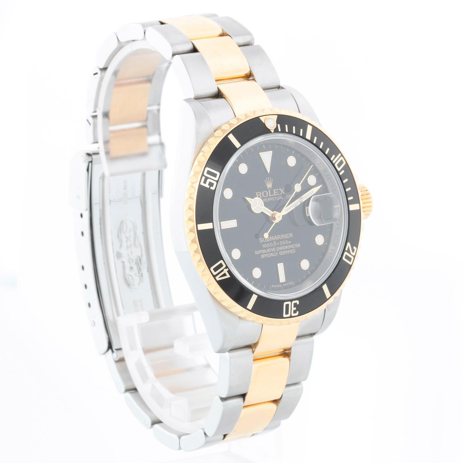 Rolex Submariner 2-Tone Steel & Gold Men's Watch 16613 1
