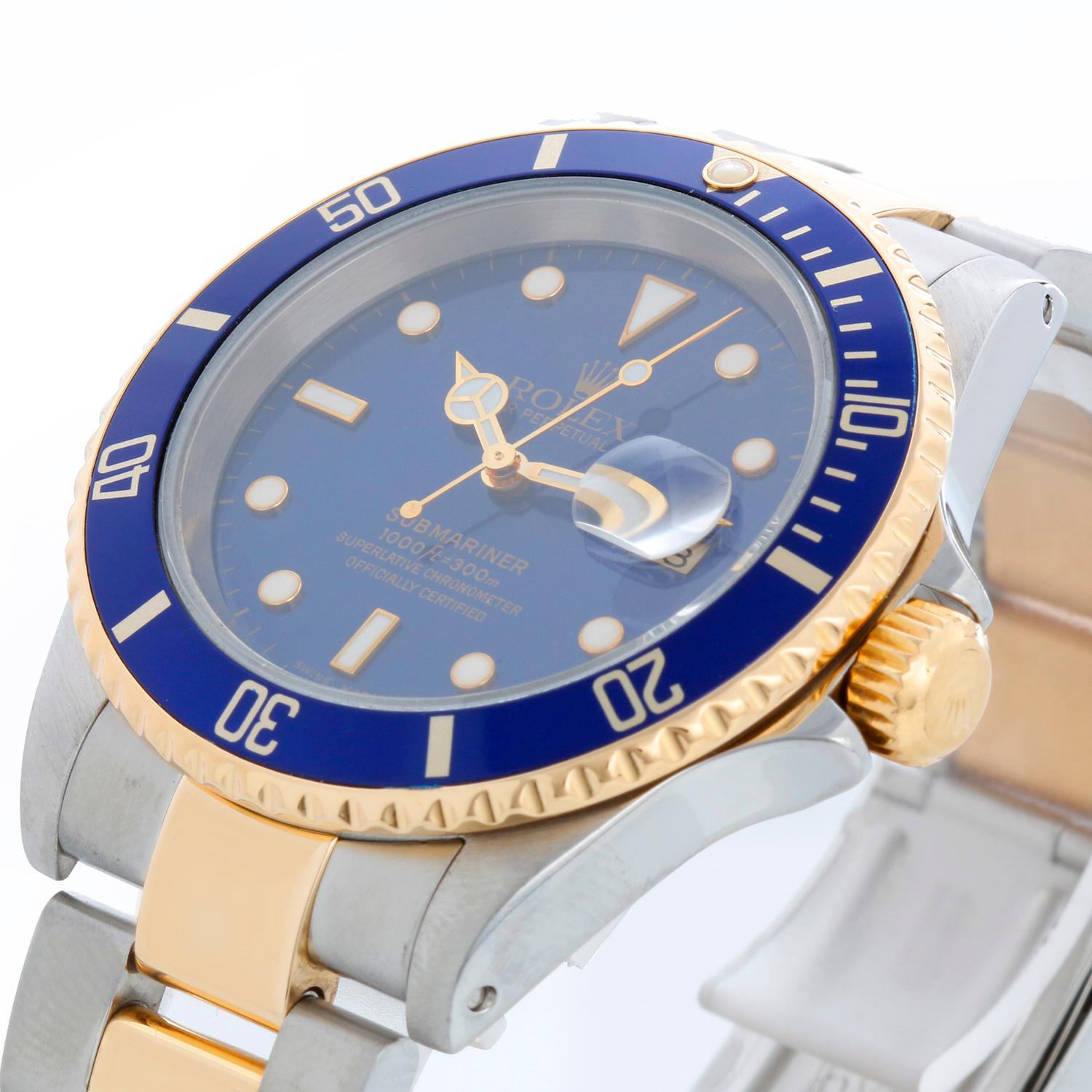Rolex Submariner 2-Tone Steel & Gold Men's Watch 16613 1
