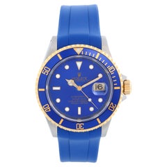 Vintage Rolex Submariner 2-Tone Steel & Gold Men's Watch 16613