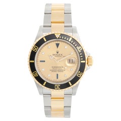 Rolex Submariner 2-Tone Steel & Gold Men's Watch 16613