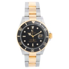 Used Rolex Submariner 2-Tone Steel & Gold Men's Watch 16613