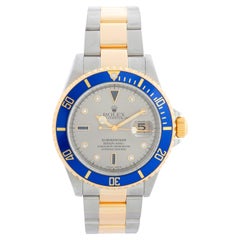 Rolex Submariner 2-Tone Steel & Gold Men's Watch 16613