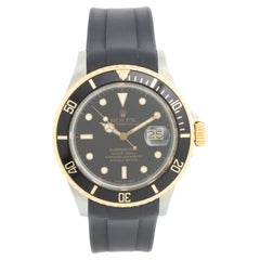 Rolex Submariner 2-Tone Steel & Gold Men's Watch Transitional Model 16803