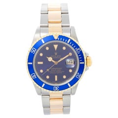 Rolex Submariner 2-Tone Steel & Gold Men's Watch Transitional Model 16803