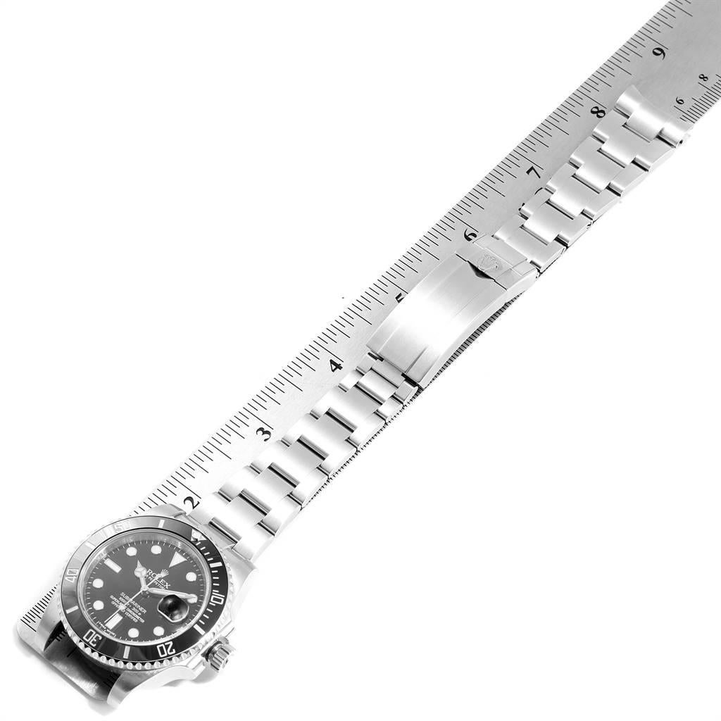 Rolex Submariner 40 Cerachrom Bezel Black Dial Watch 116610 Box Card 6