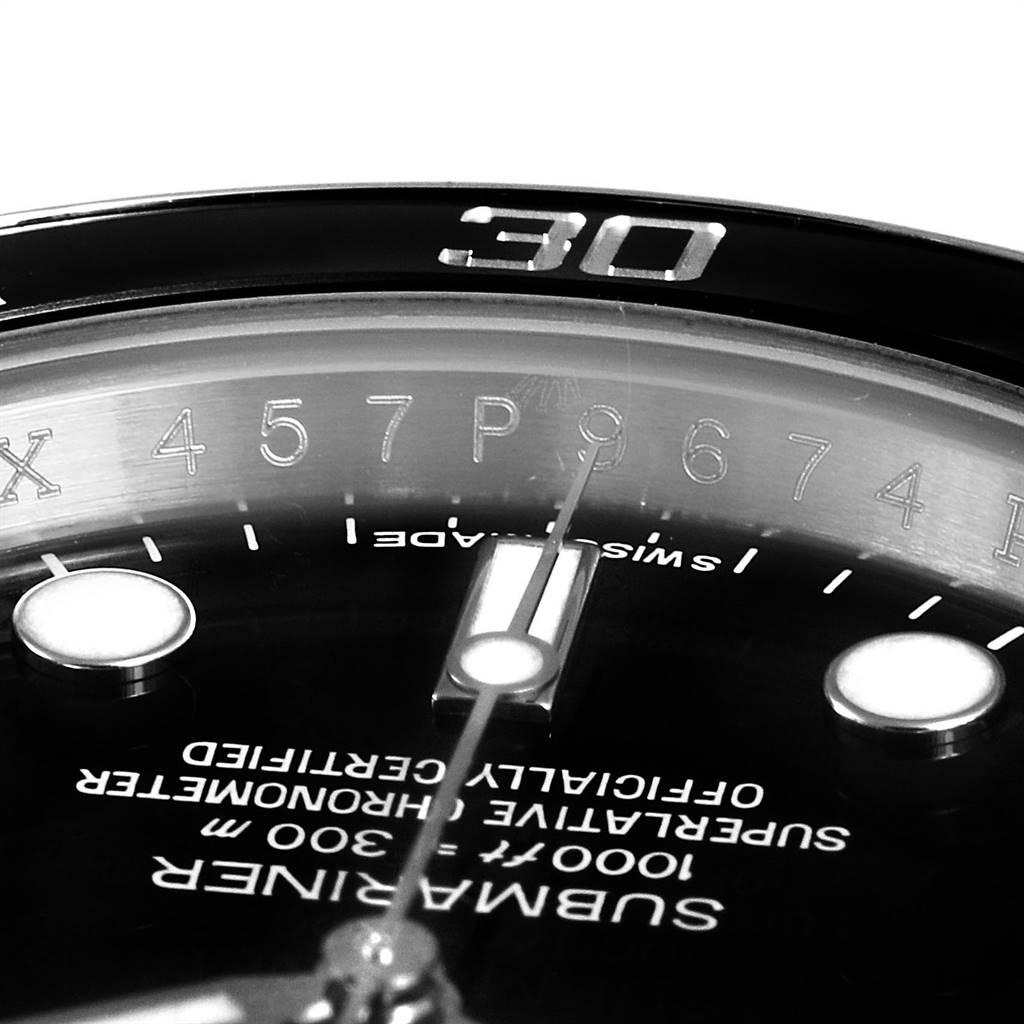 Rolex Submariner 40 Cerachrom Bezel Black Dial Watch 116610 Box Card 2