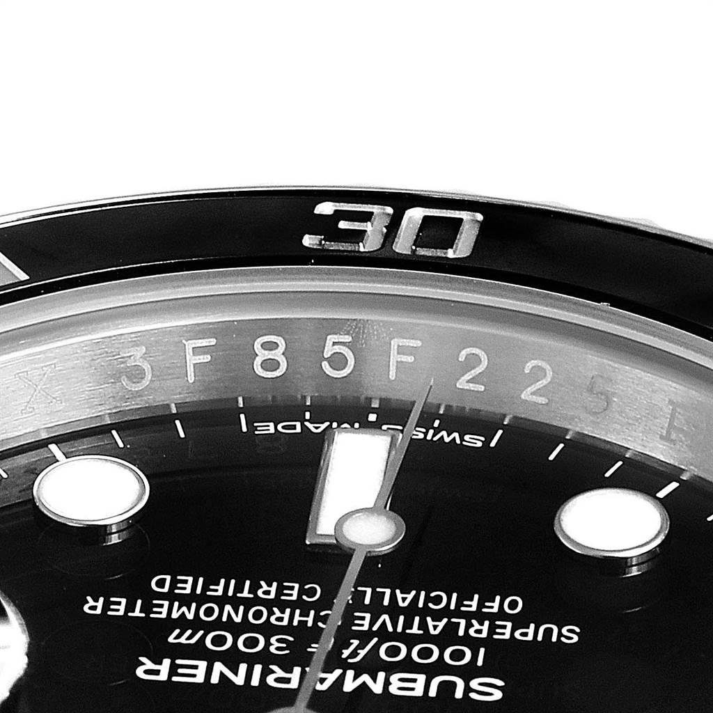 Rolex Submariner 40 Cerachrom Bezel Black Dial Watch 116610 Box Card For Sale 2