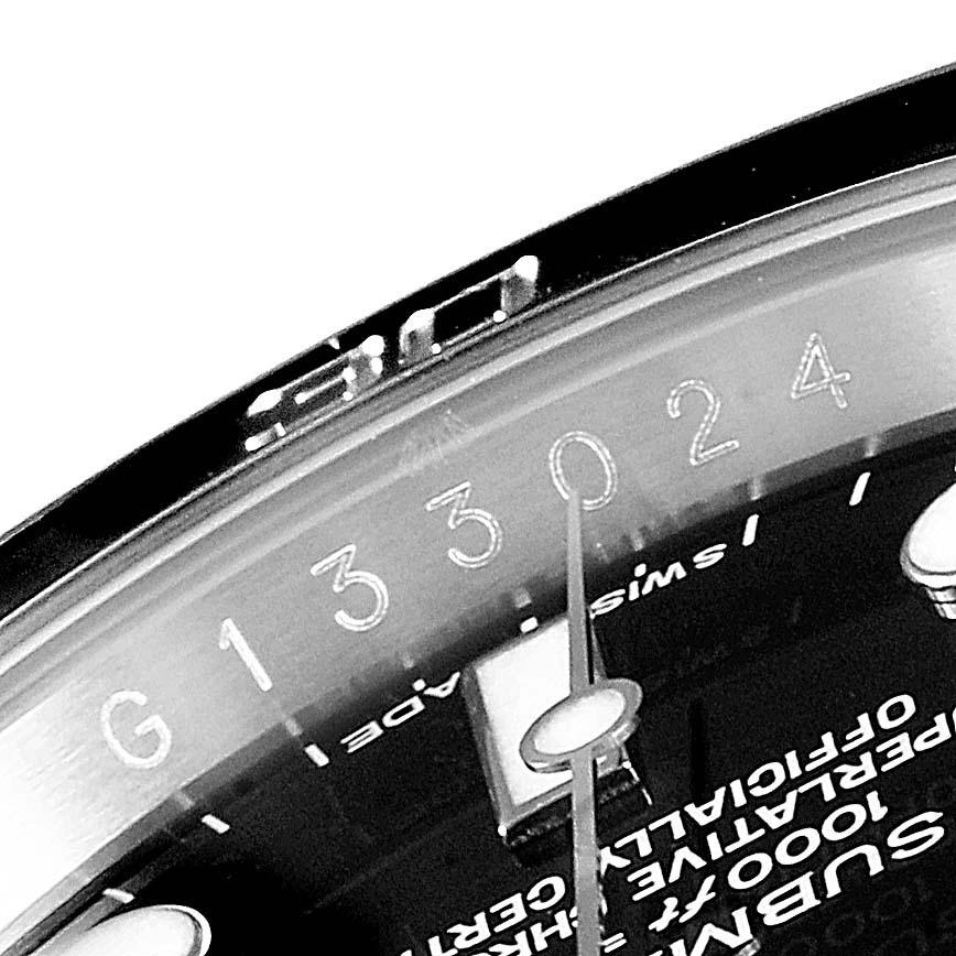 Rolex Submariner 40 Cerachrom Bezel Black Dial Watch 116610 Box Card For Sale 3