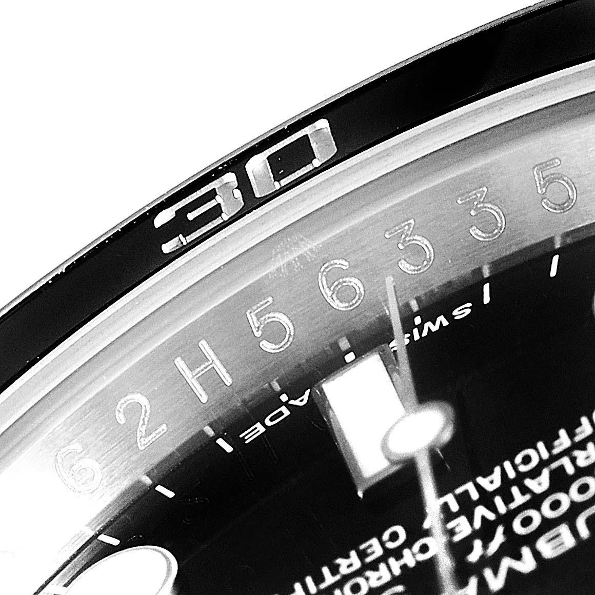 Rolex Submariner 40 Cerachrom Bezel Black Dial Watch 116610 Box Card 4