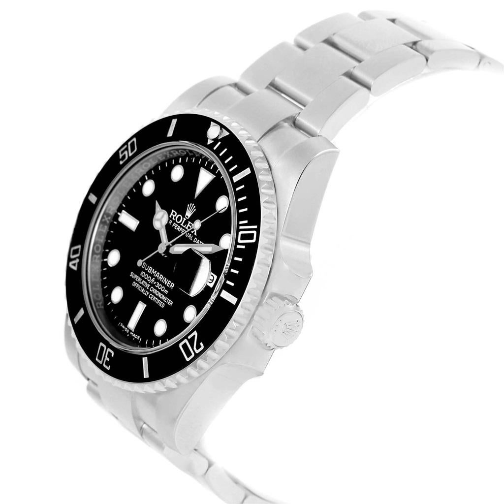 Rolex Submariner 40 Cerachrom Bezel Black Dial Watch 116610 Box 5