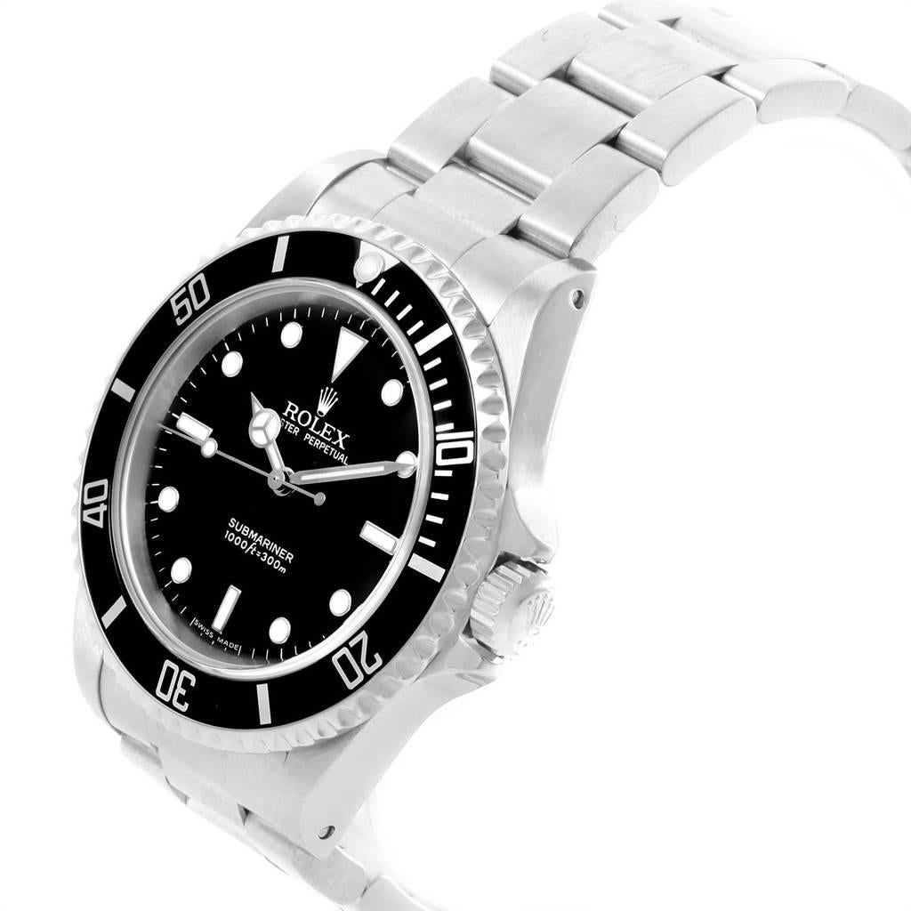 Rolex Submariner No-Date 2-Liner Men’s Watch 14060 Box Papers For Sale 1