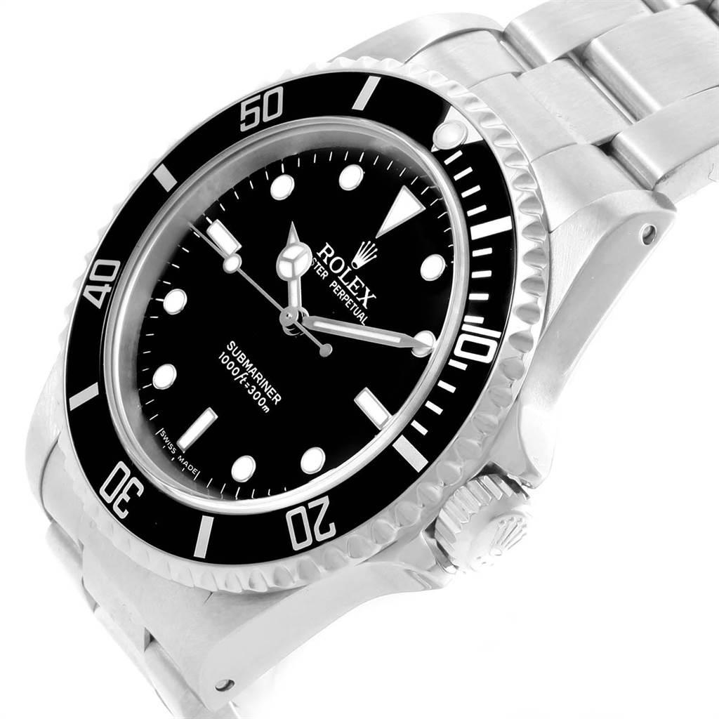 Rolex Submariner No-Date 2-Liner Men’s Watch 14060 Box Papers For Sale 2