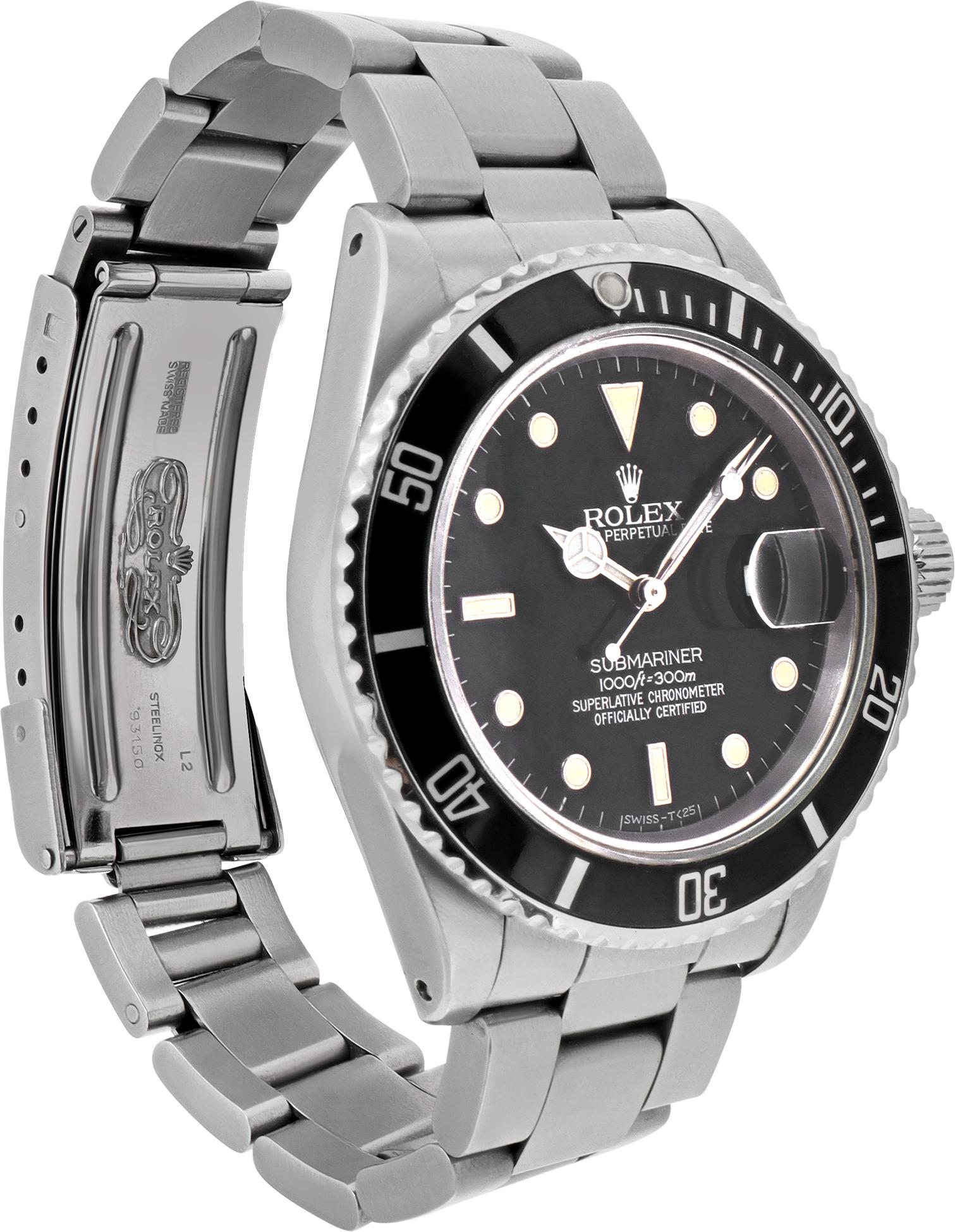 Rolex Submariner 40mm 168000 In Excellent Condition In Surfside, FL