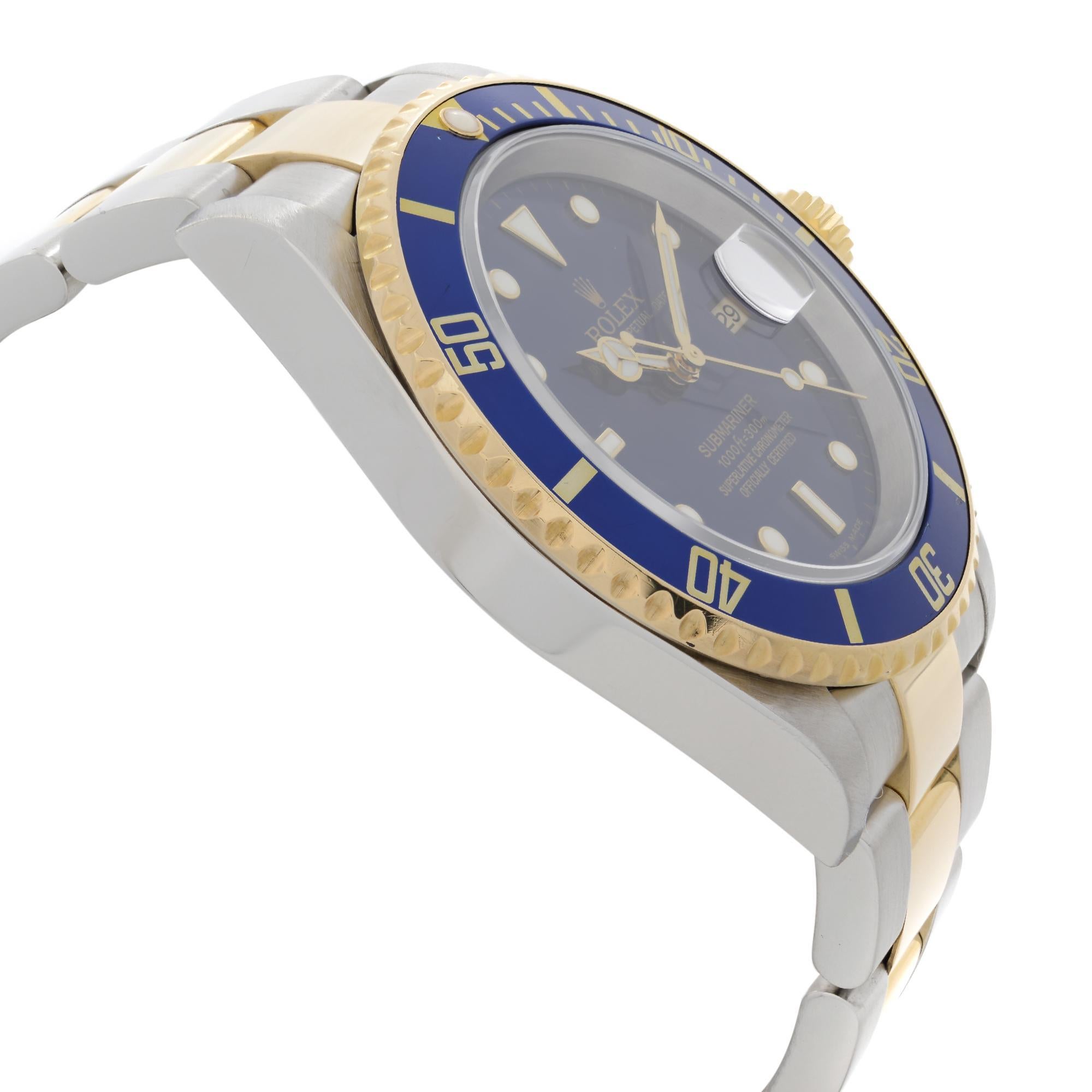 blue marine rolex