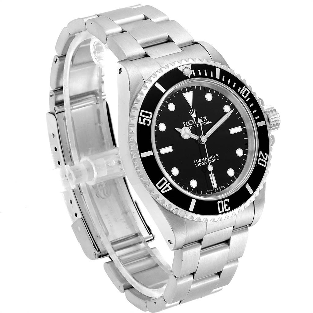 Rolex Submariner 2-Liner Automatic Steel Men’s Watch 14060 In Excellent Condition For Sale In Atlanta, GA