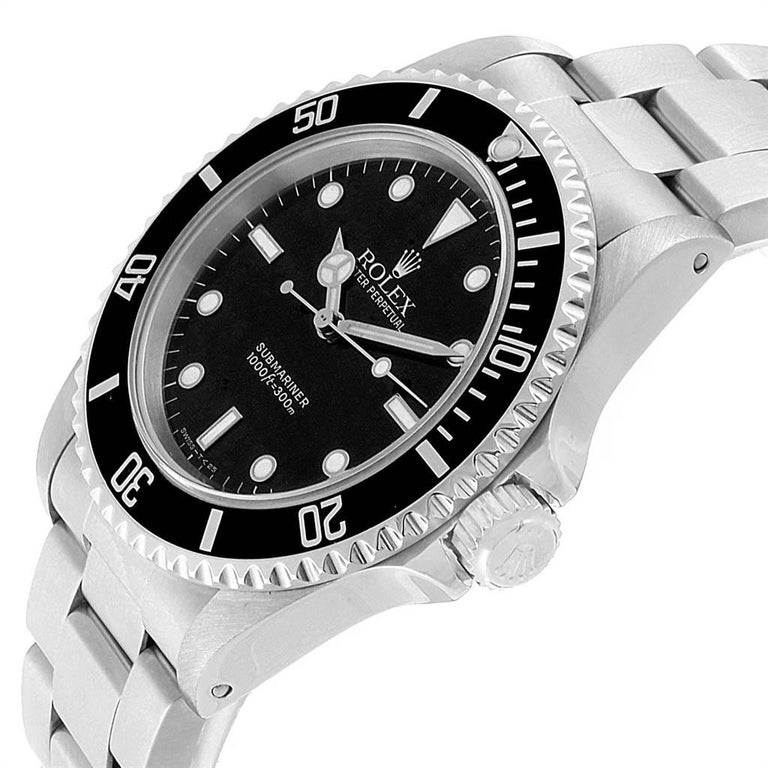 Rolex Submariner 2-Liner Automatic Steel Men's Watch 14060 For Sale at ...
