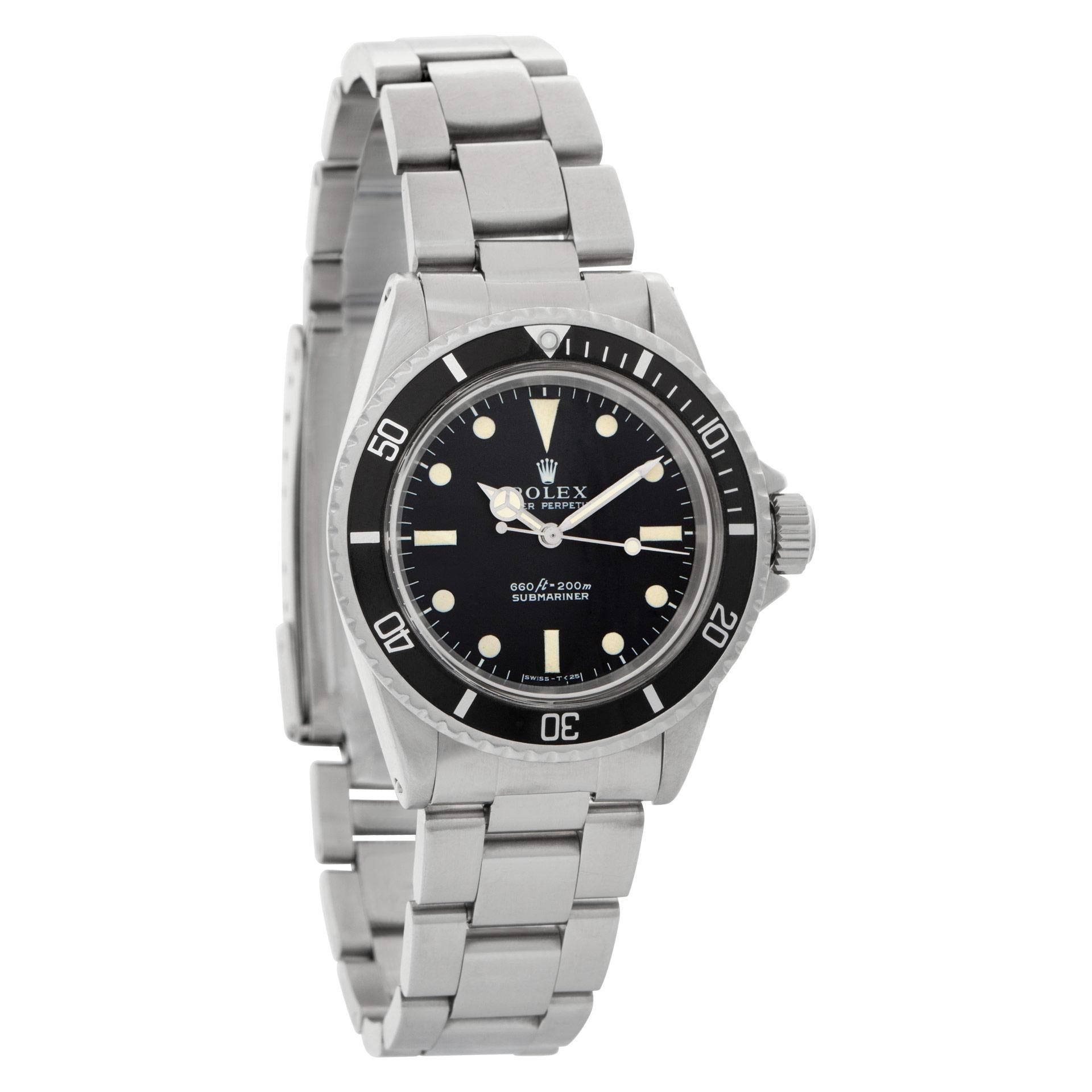 Rolex Submariner 40mm 5513 In Excellent Condition For Sale In Surfside, FL