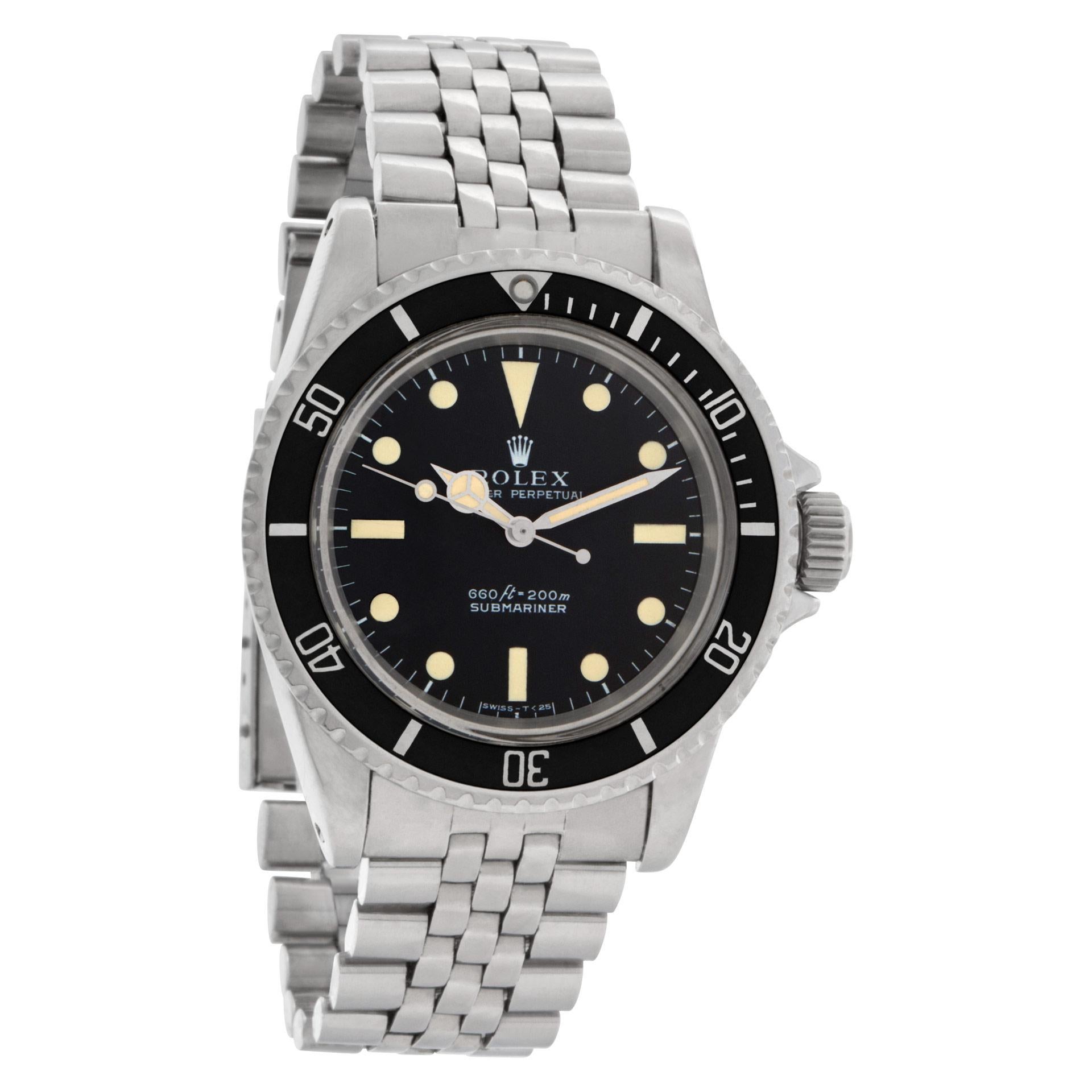 Rolex Submariner 40mm 5513 In Excellent Condition For Sale In Surfside, FL