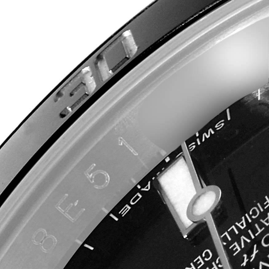 Rolex Submariner Black Dial Ceramic Bezel Steel Watch 114060 Box Card For Sale 1