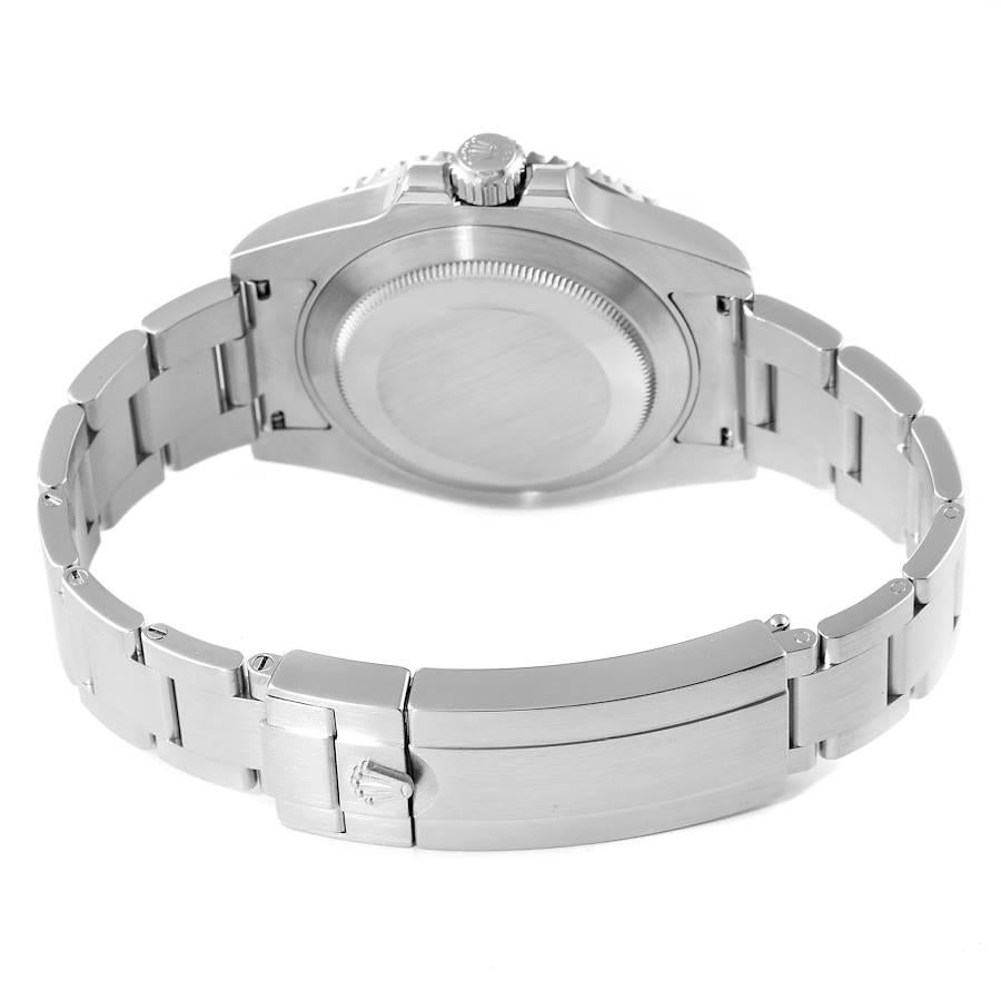 Rolex Submariner Black Dial Ceramic Bezel Steel Watch 114060 For Sale 2