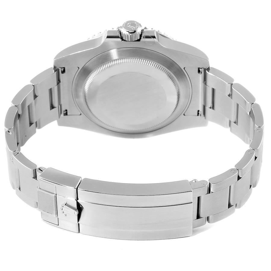 Rolex Submariner Black Dial Ceramic Bezel Steel Watch 114060 Unworn For Sale 3