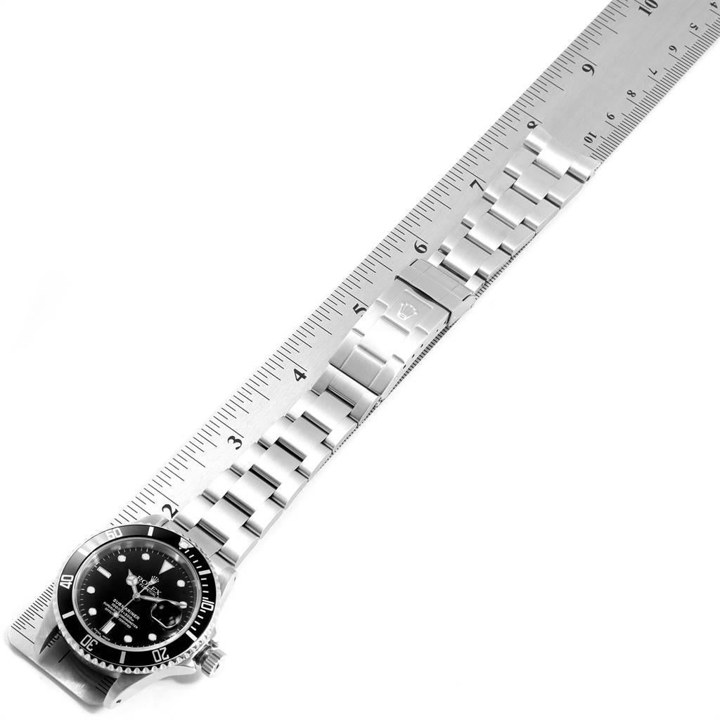 Rolex Submariner Black Dial Steel Men’s Watch 16610 Box 6