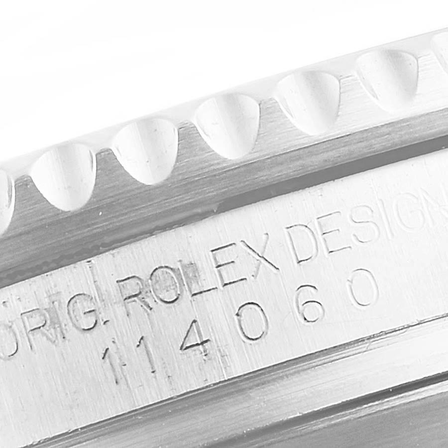 Rolex Submariner Ceramic Bezel Steel Watch 114060 Box Card For Sale 2