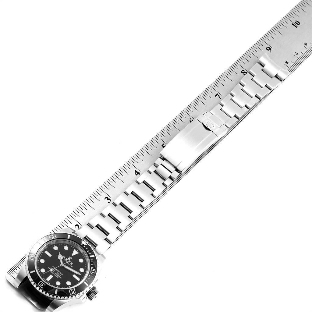 Rolex Submariner Ceramic Bezel Steel Watch 114060 Box Card For Sale 5