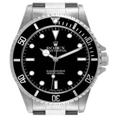 Rolex Submariner No Date 2 Liner Steel Mens Watch 14060 Box Papers