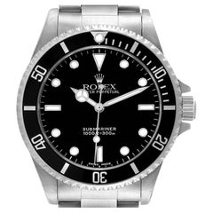 Rolex Submariner No Date 2 Liner Steel Mens Watch 14060 Box Papers