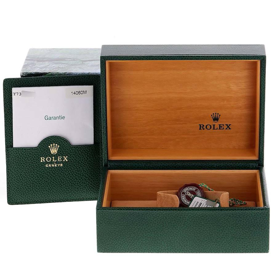 Rolex Submariner Non-Date 2 Liner Steel Mens Watch 14060 Box Papers 5