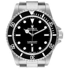 Rolex Submariner 40mm Non-Date 2 Liner Steel Mens Watch 14060 Box Papers