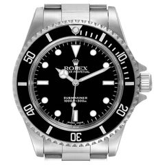 Rolex Submariner Non-Date 2 Liner Steel Mens Watch 14060 Box Papers