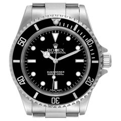 Rolex Submariner Non-Date 2 Liner Steel Mens Watch 14060 Box Papers