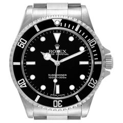 Rolex Submariner Non-Date 2 Liner Steel Mens Watch 14060 Box Papers