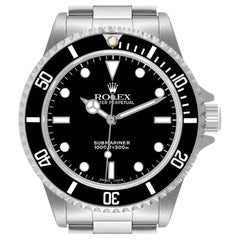 Rolex Montre Submariner Non-Date 2 en acier avec doublure pour hommes 14060