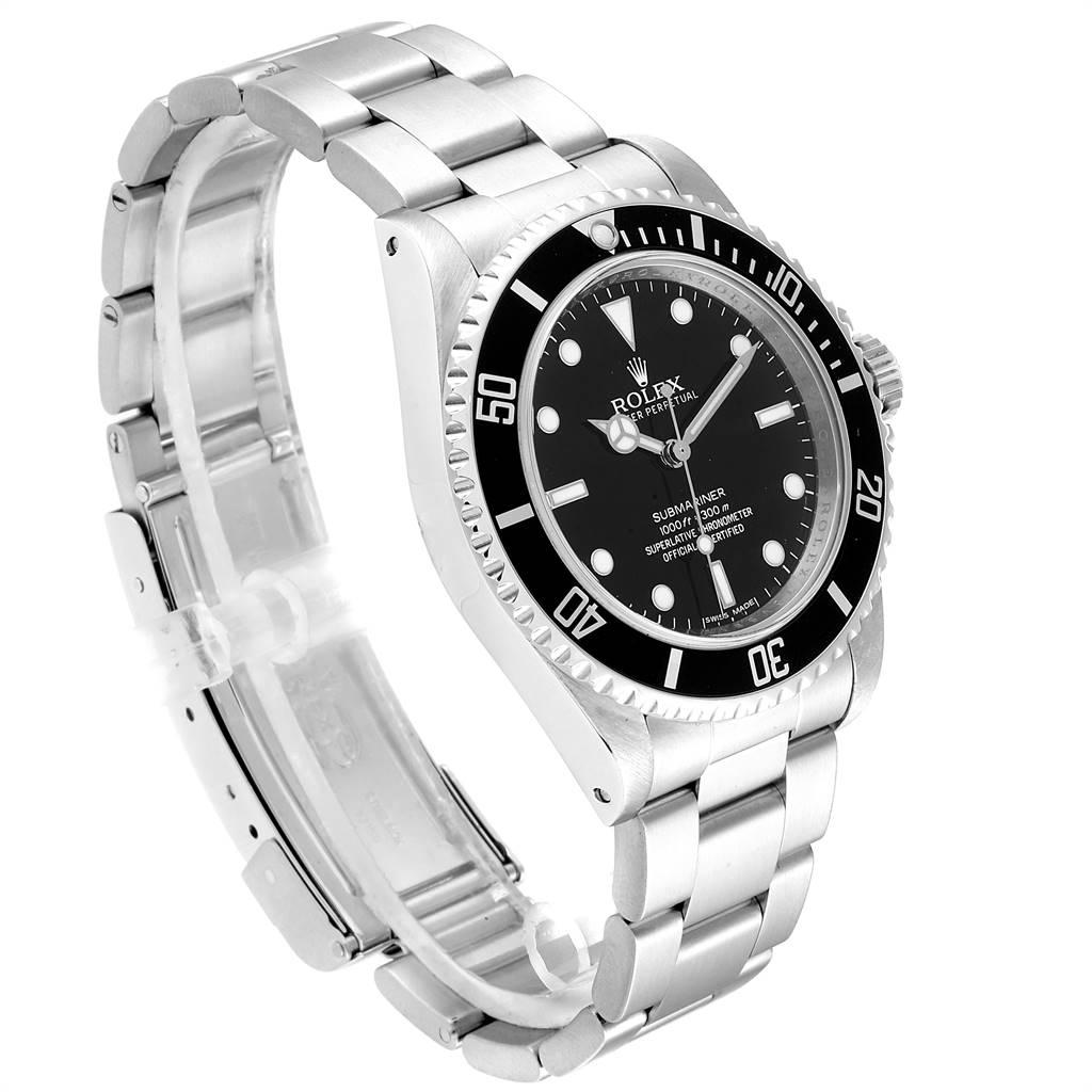 Rolex Submariner Non-Date 4 Liner Steel Steel Men's Watch 14060 In Excellent Condition In Atlanta, GA