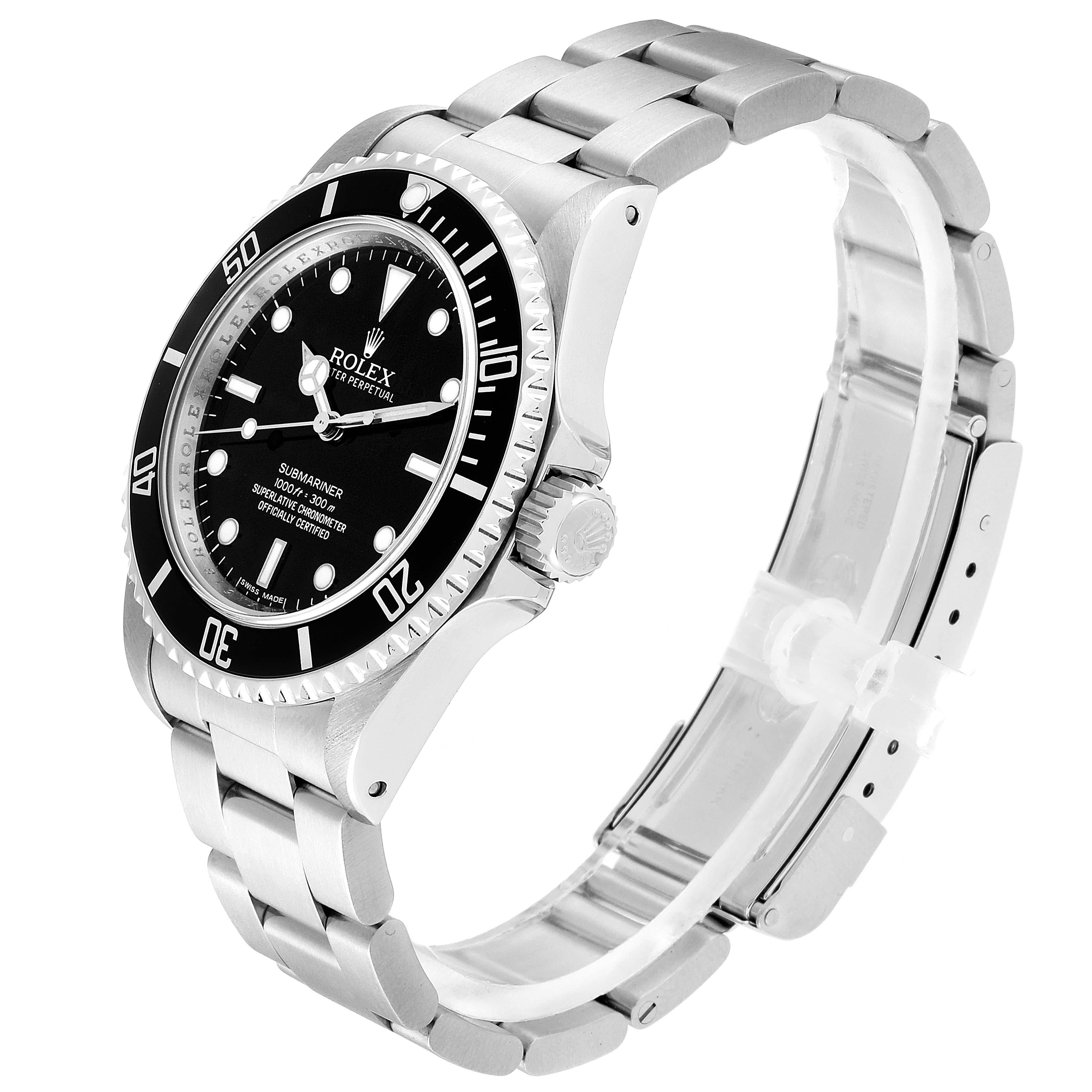 Rolex Submariner Non-Date 4 Liner Steel Steel Men's Watch 14060 1