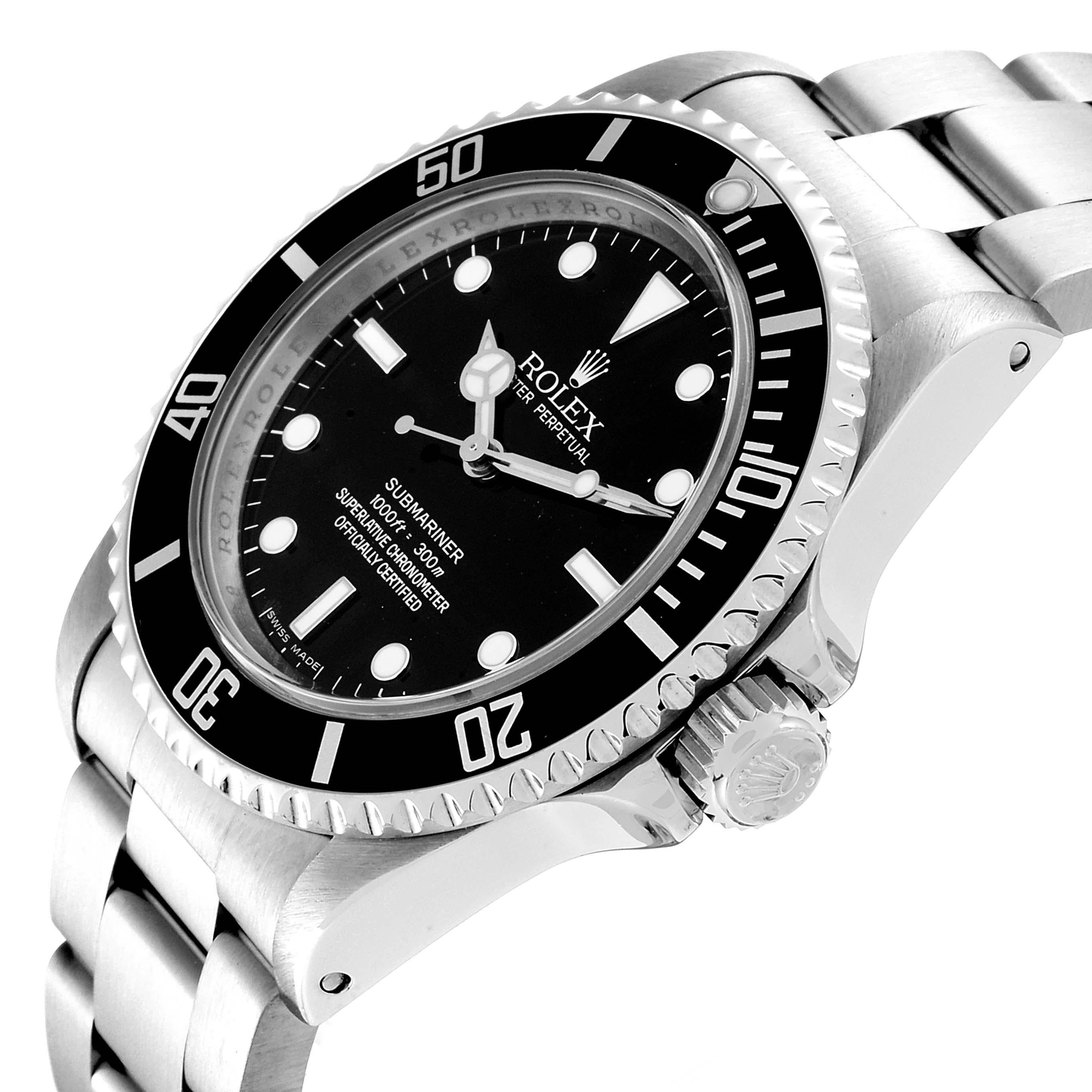 Rolex Submariner Non-Date 4 Liner Steel Steel Men's Watch 14060 1