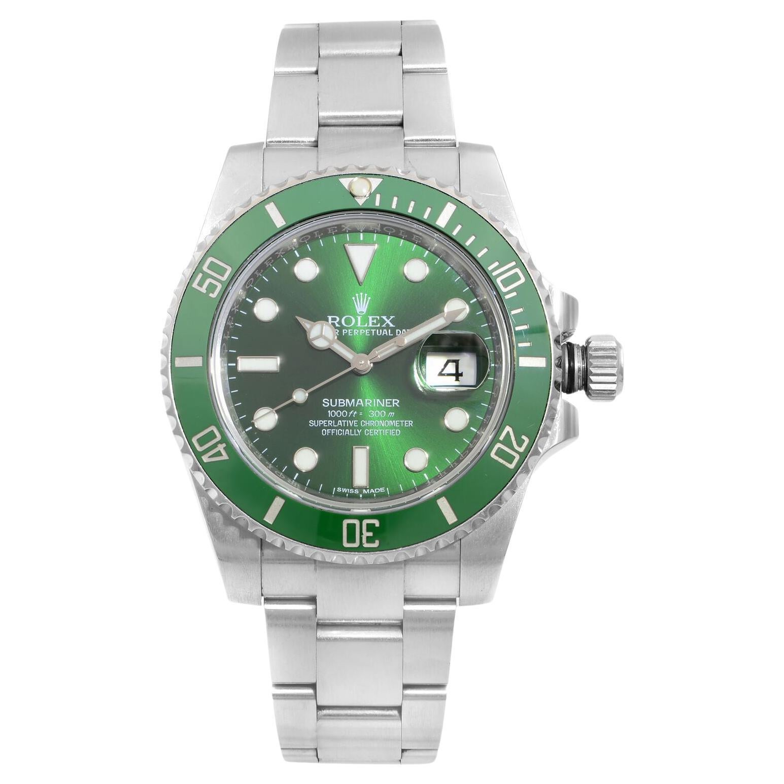 rolex submariner green price
